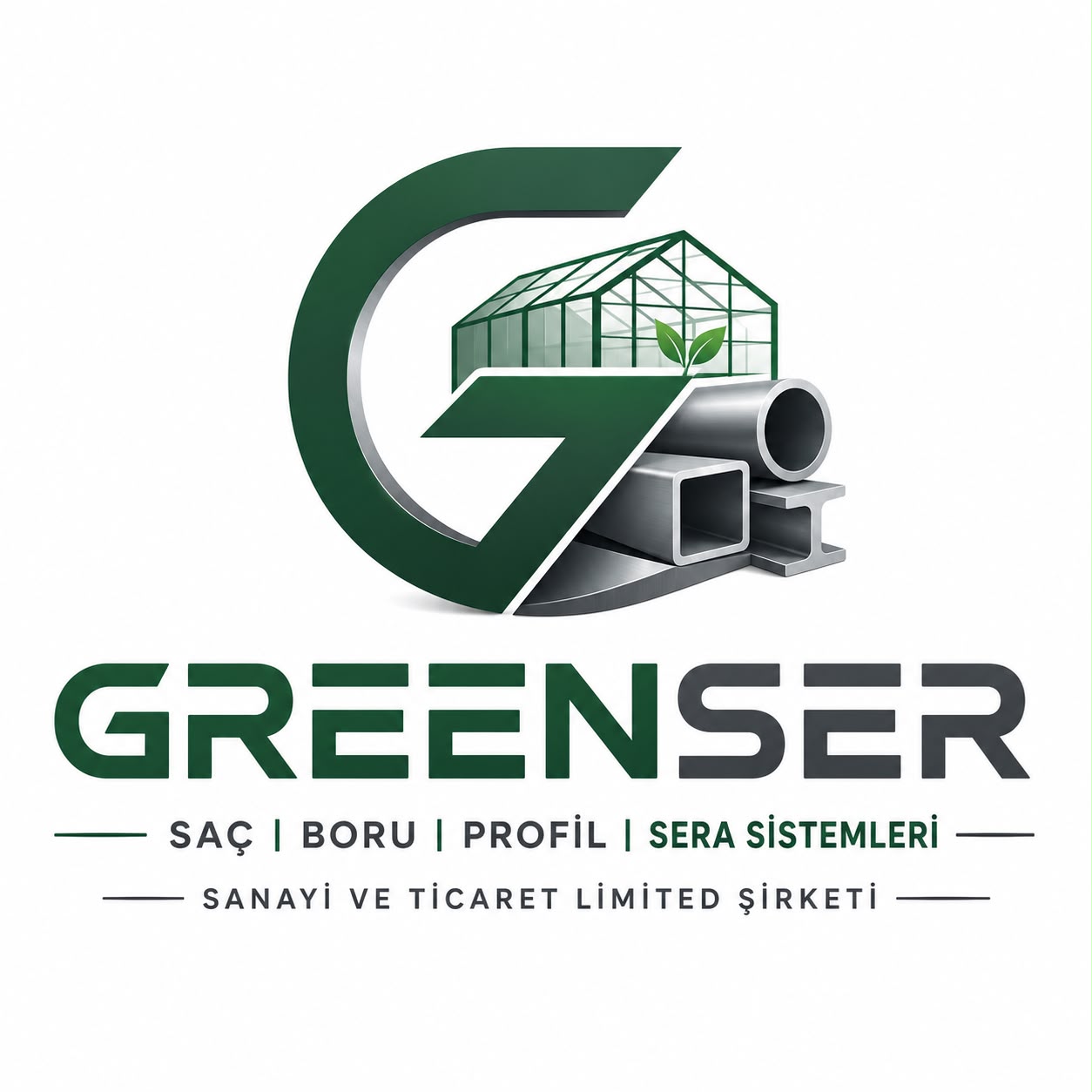 Greenser Sac Boru Profil ve Sera Sistemleri Logo